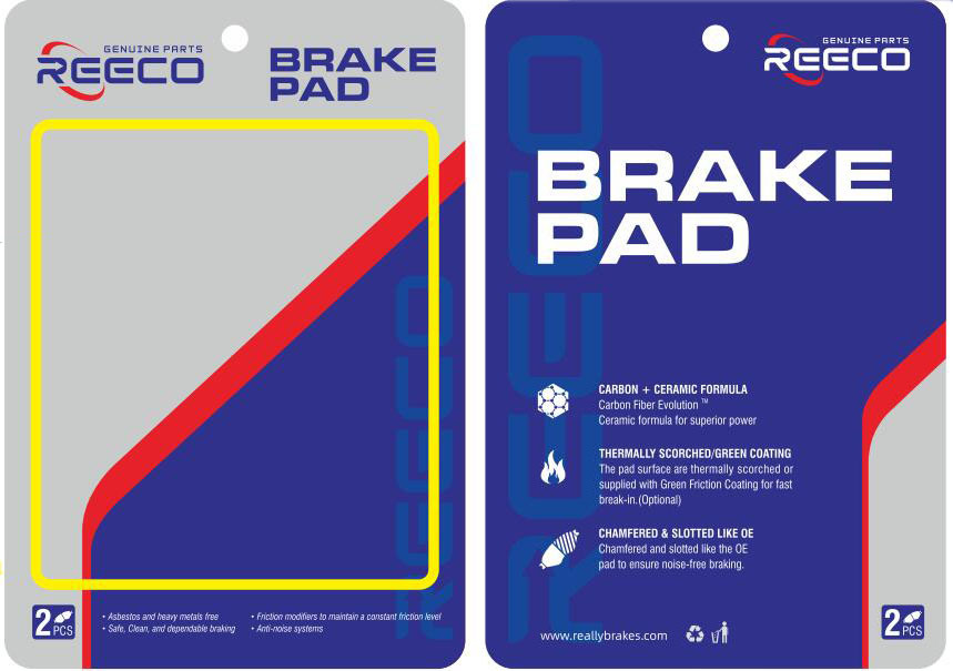Reeco OE Quality Motorcycle Brake Pad Rl-8802 for Honda YAMAHA Suzuki Bajaj Tvs