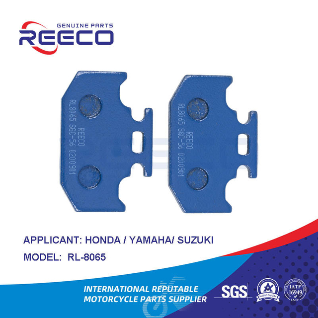 Reeco Rl-8065b OE Quality Blue Coating Motorcycle Brake Pad for Honda YAMAHA Suzuki Bajaj Tvs