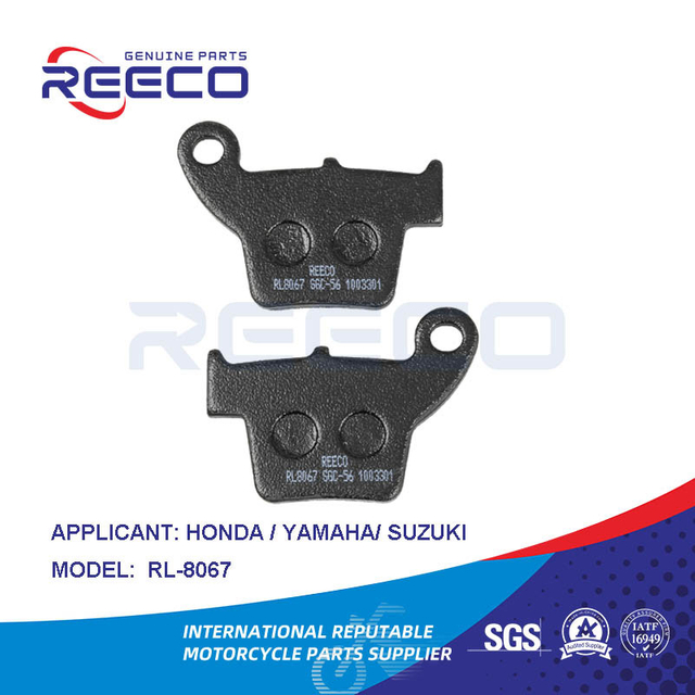 Reeco OE Quality Motorcycle Brake Pad Rl-8067 for Honda YAMAHA Suzuki Bajaj Tvs