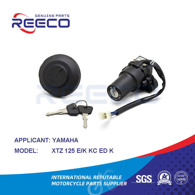 Reeco OE Quality Motorcycle Switch Kit (Igniton Switch, Fuel Tank Cap, Handle Lock...) for YAMAHA Xtz 125 E K Kc ED K