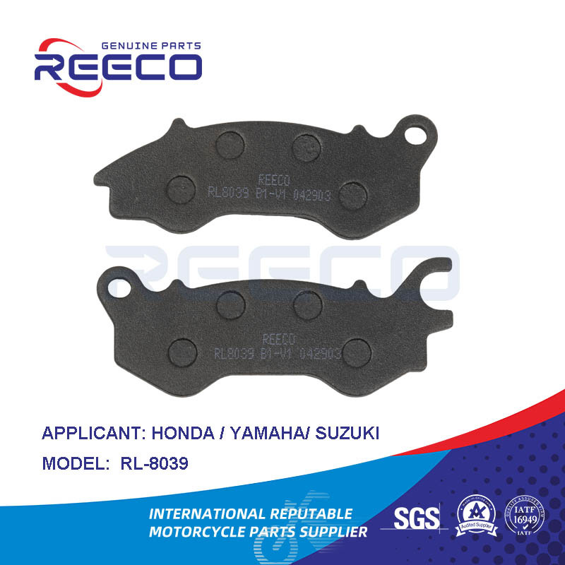 Reeco OE Quality Motorcycle Brake Pad Rl-8039 for Honda YAMAHA Suzuki Bajaj Tvs