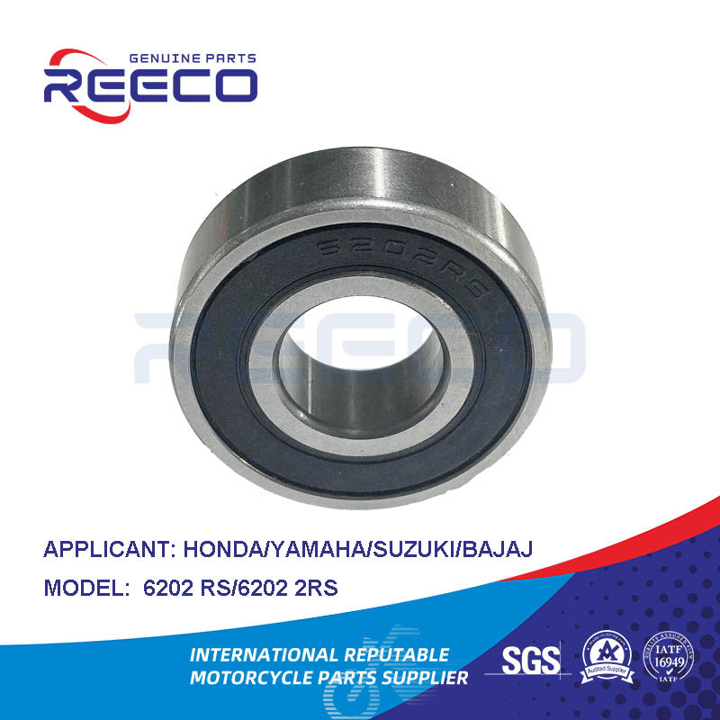 Reeco OE Quality Motorcycle Bearing 6202 RS/6202 2RS for Honda/YAMAHA/Suzuki/Bajaj/Tvs