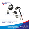 Reeco OE Quality Motorcycle Switch Kit (Igniton Switch, Fuel Tank Cap, Handle Lock...) for Sundown Hunter 90 3PCS Set