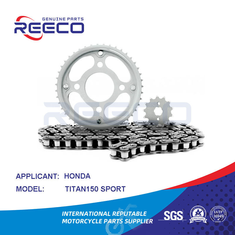 Reeco OE Quality Motorcycle Sprocket Kit for Honda Titan150 Sport